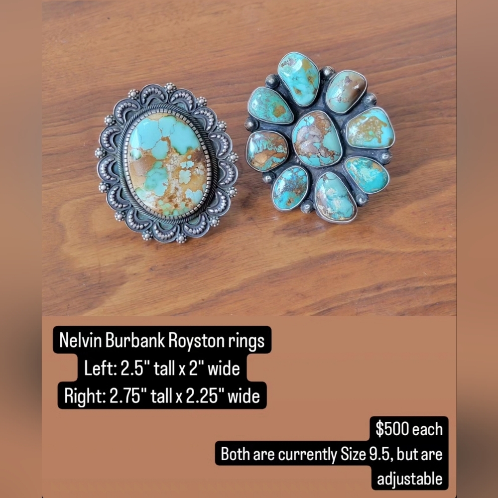 Nelvin Burbank Royston rings